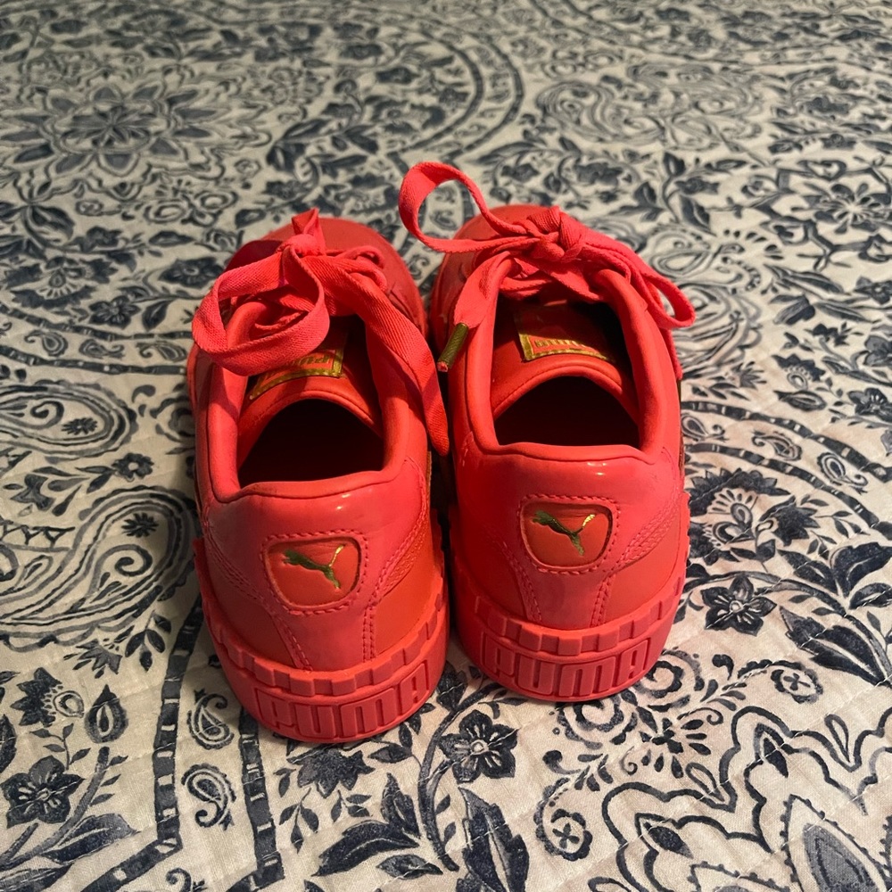 New Puma woman sneakers bright orange/coral - Picture 2 of 3